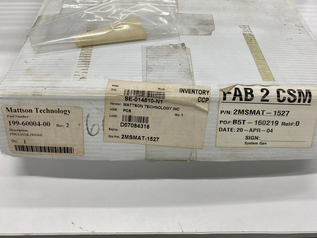 Mattson Technology 199-60004-00 Triode Insulator