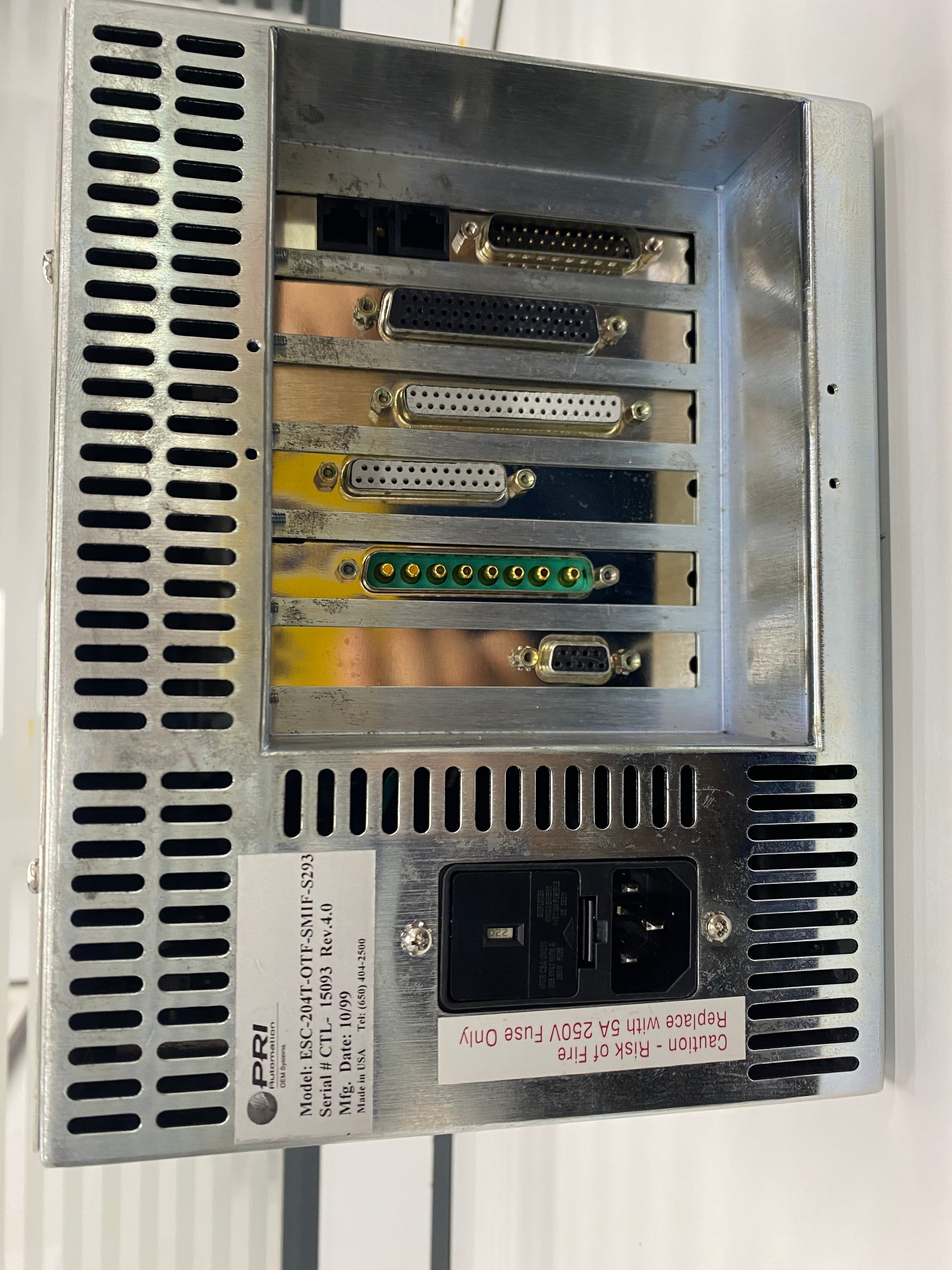 BROOKS ROBOT CONTROLLER ESC-204T-S293 ATM/FPD-400/500
