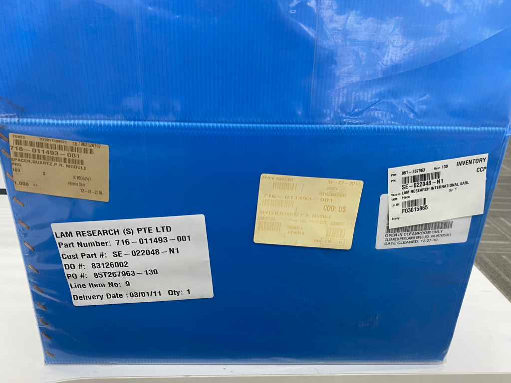 716-011493-001 / SPACER, QTZ, 284-303MM / LAM RESEARCH