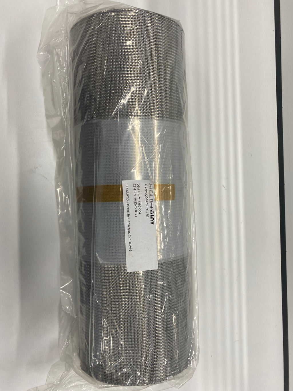 Inconel belt, conveyor, CVD, WJ999, 914252-004