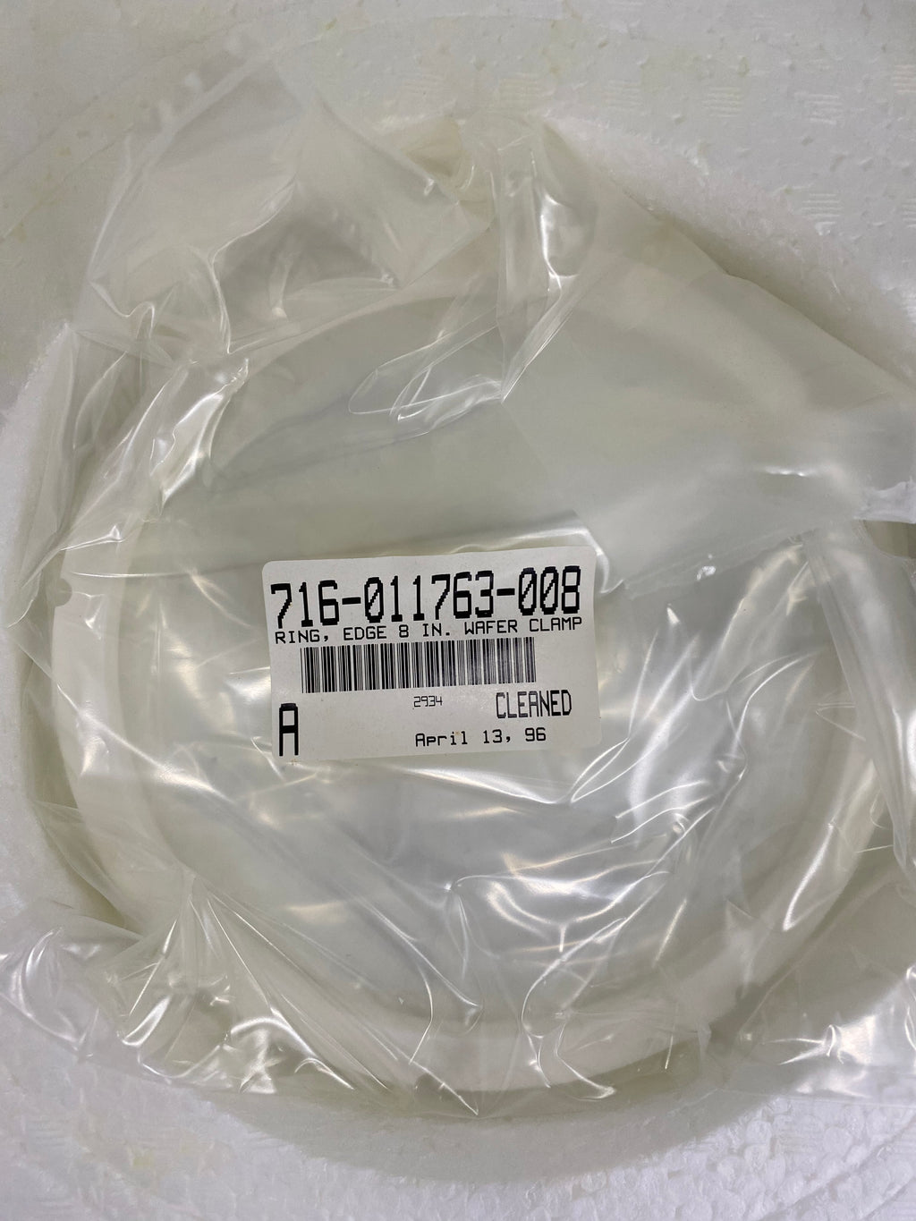 Lam Research 716-011763-008 Wafer Clamp Edge 8" Edge Ring