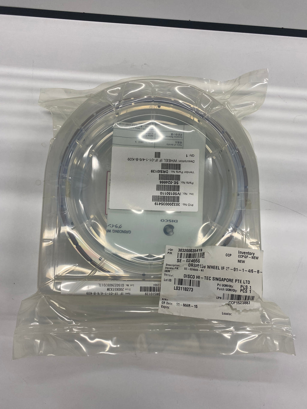 DISCO Corporation Wheel IF, P/N 303200035419