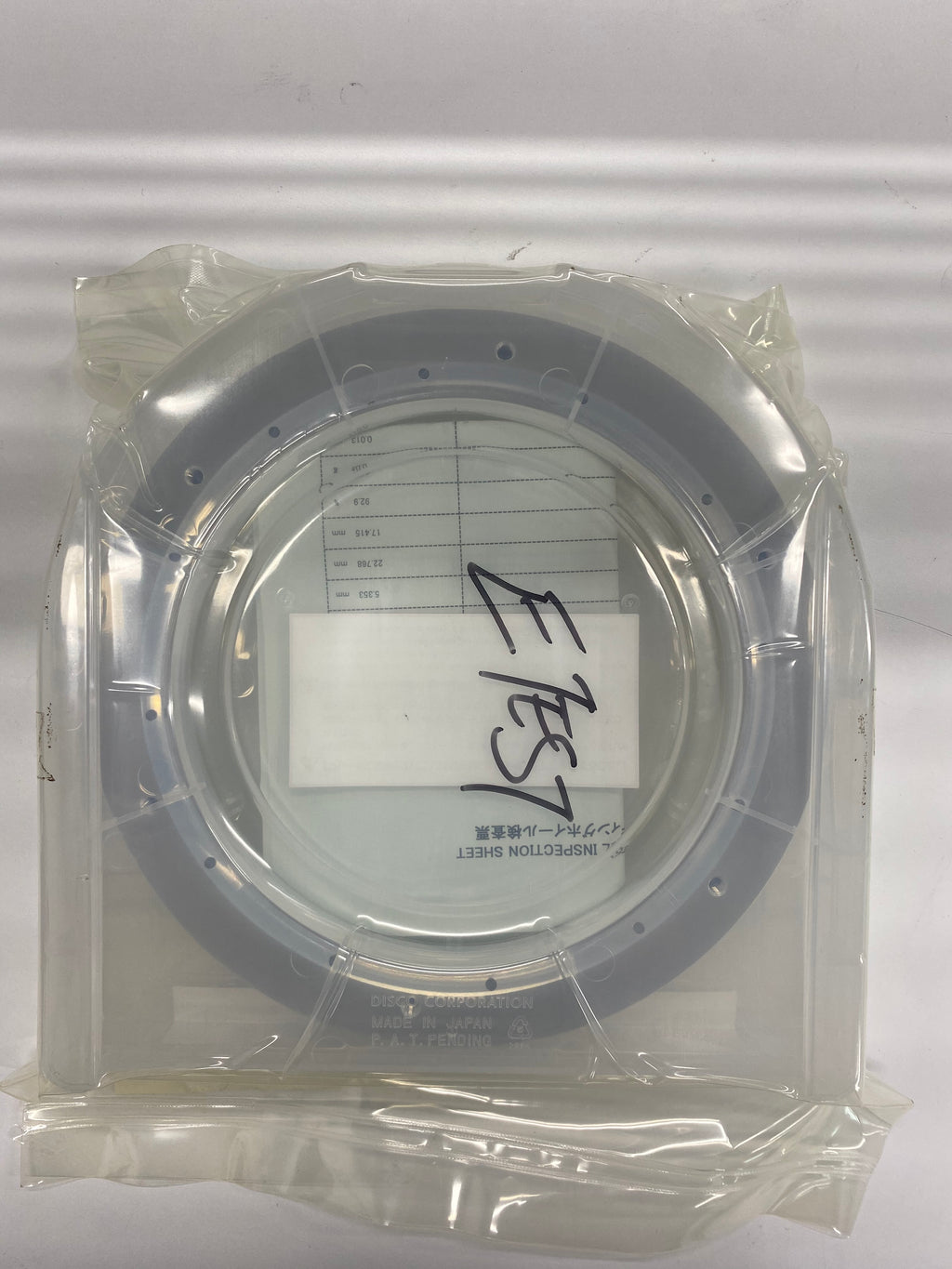 DISCO Corporation Wheel IF, P/N 303200035419
