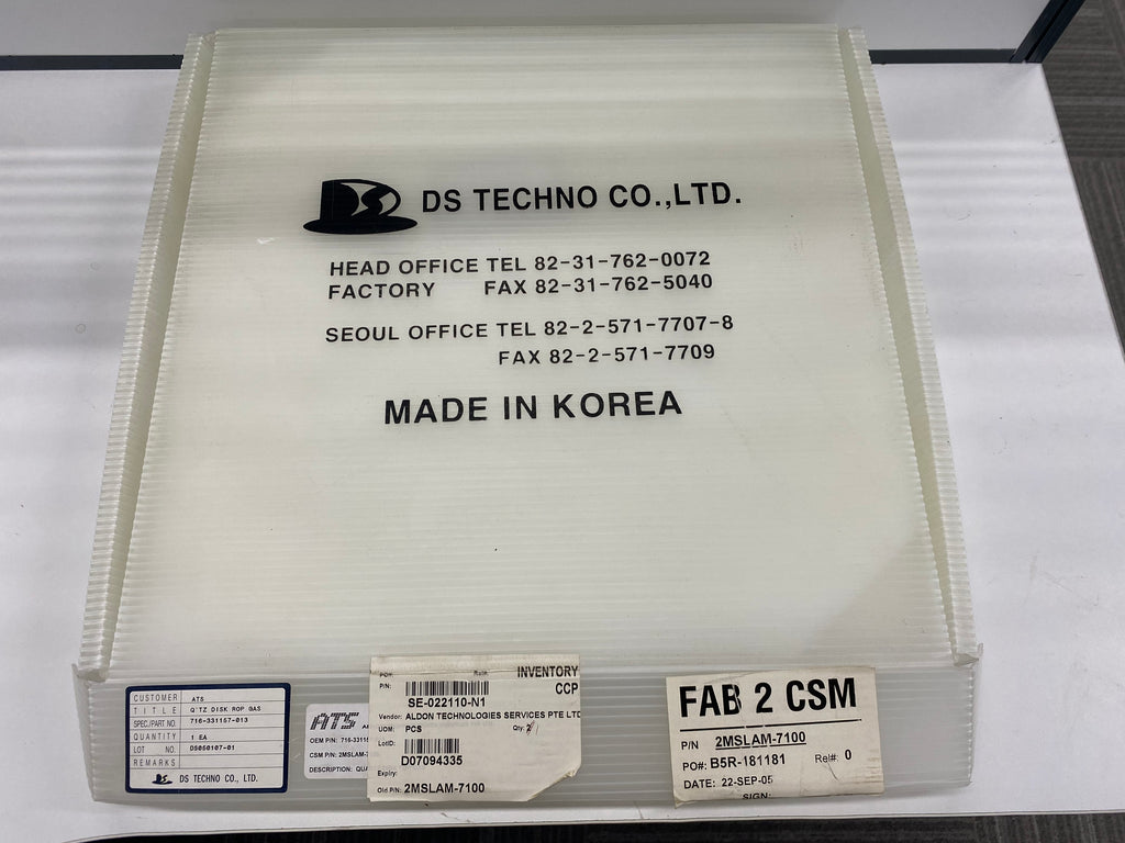 Lam Research (LAM) 716-331157-013 DISK, INTERFEROMTER, TOP GAS