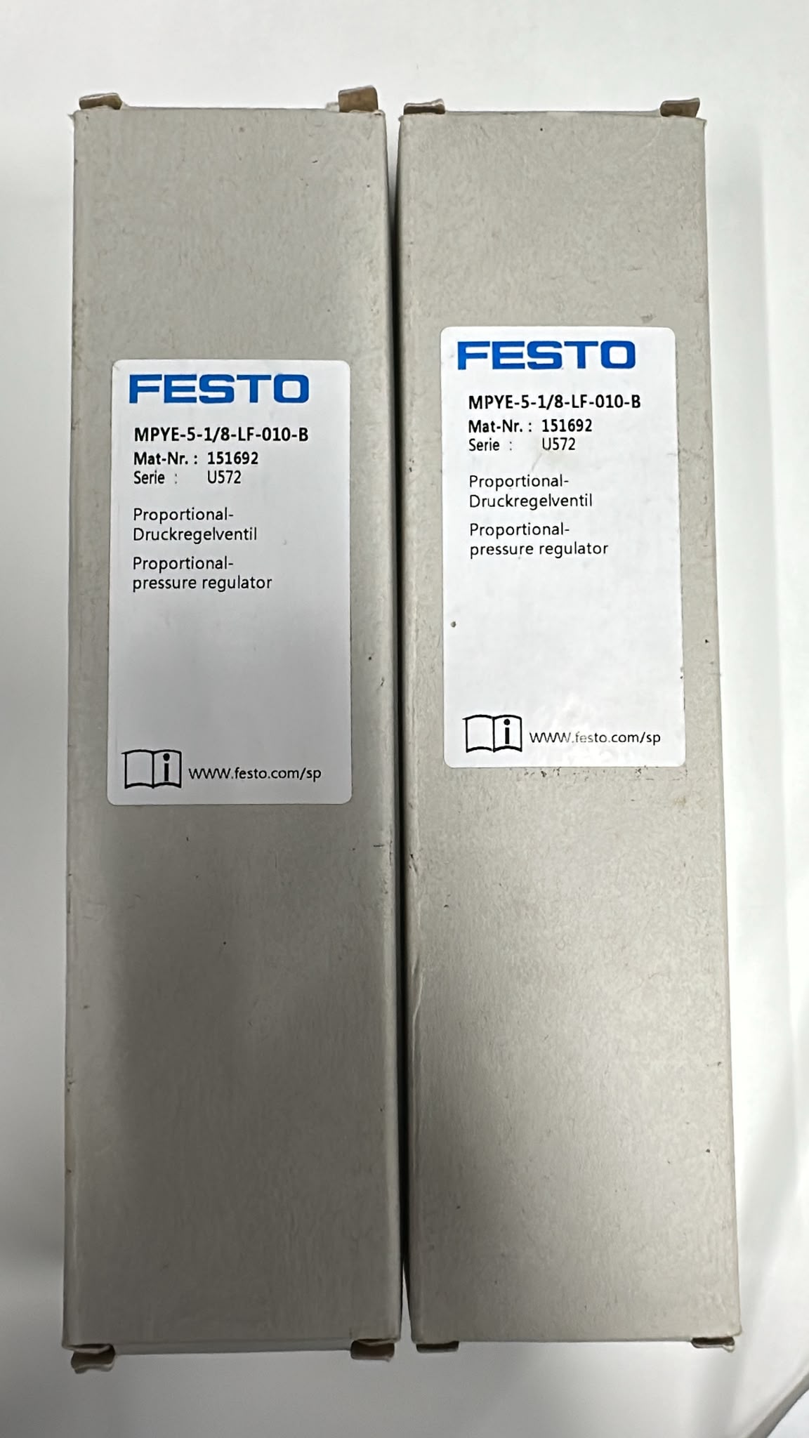 Festo MPYE-5-1/8-LF-010-B 151692 Proportional Valve